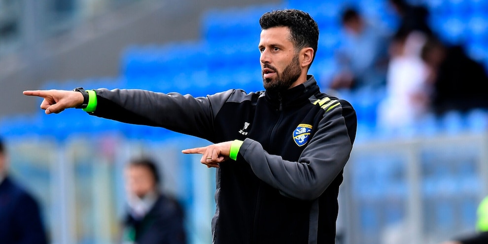 Parma, Italy. 21st Jan, 2022. Fabio Grosso head coach of FROSINONE